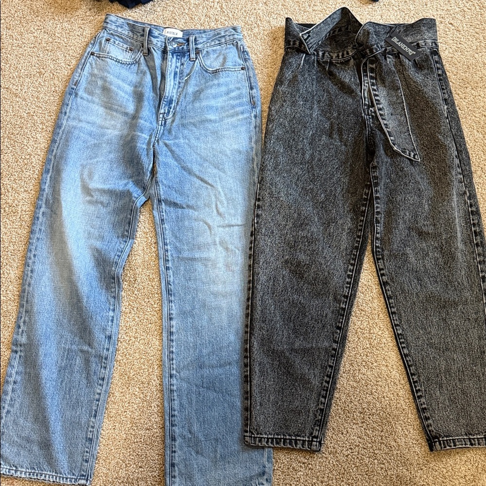NWOT Pistola jeans and NWT Blank NYC jeans.